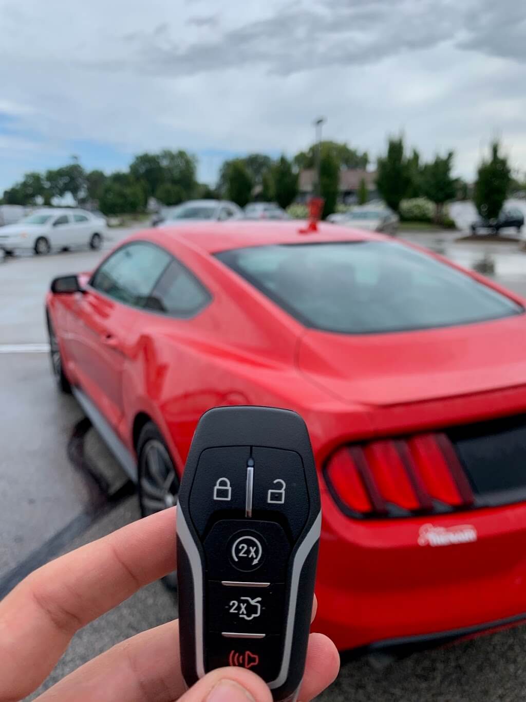 Ford Mustang Key Duplication On Site.jpg in Elizabethtown, KY